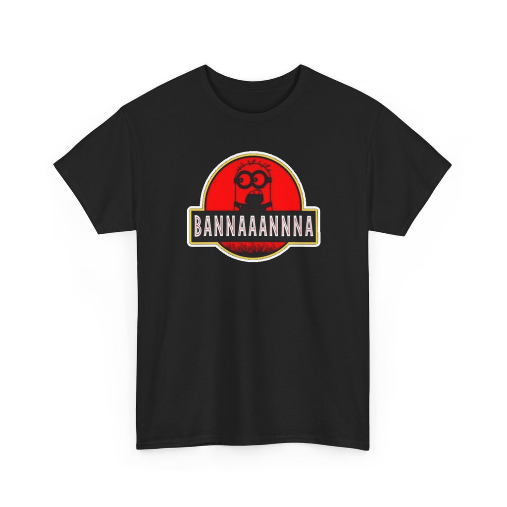 Bannaaannna Graphic Tee — Retro Red Logo Funny Banana Shirt