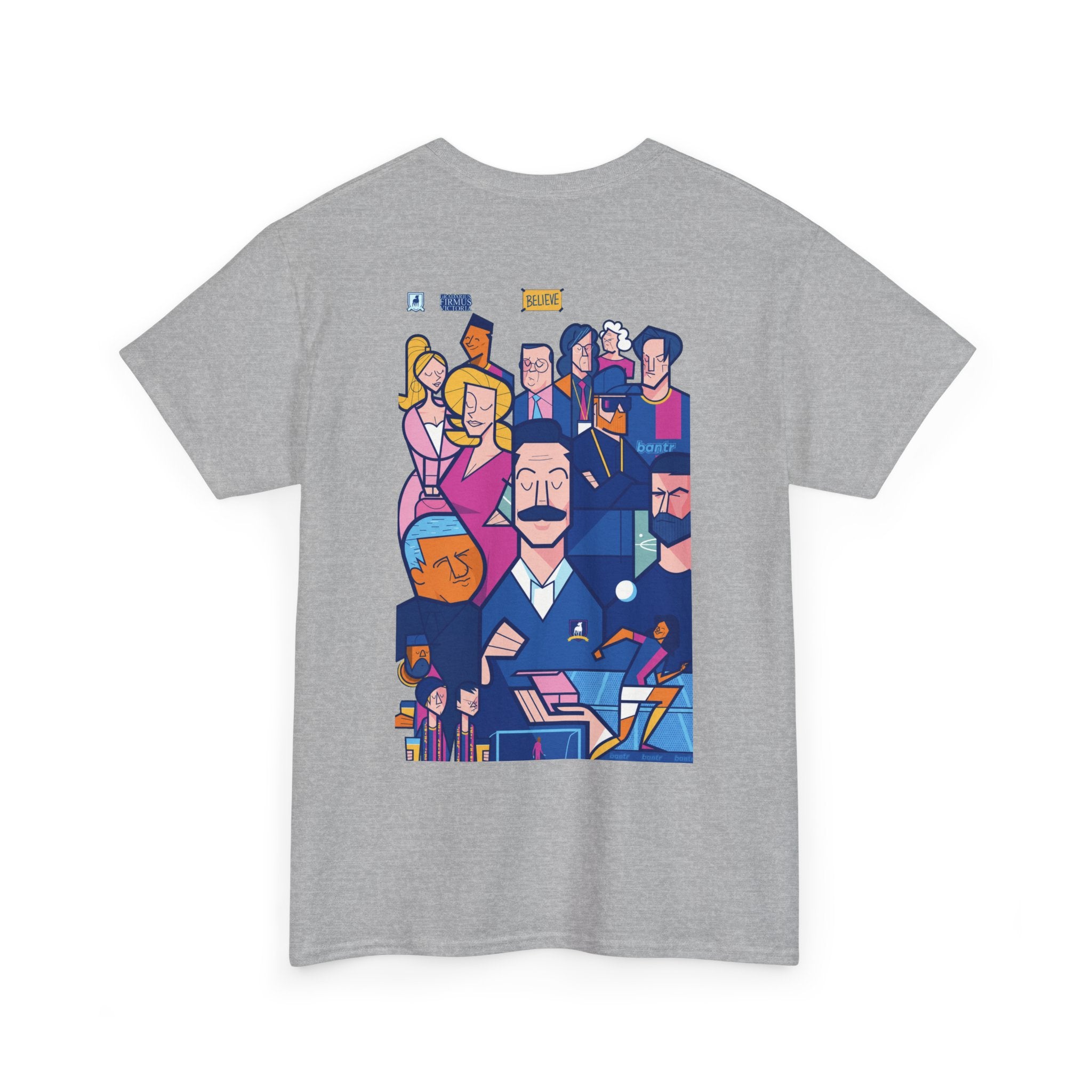 Ted Lasso Inspired Graphic Tee — Retro Team Illustration