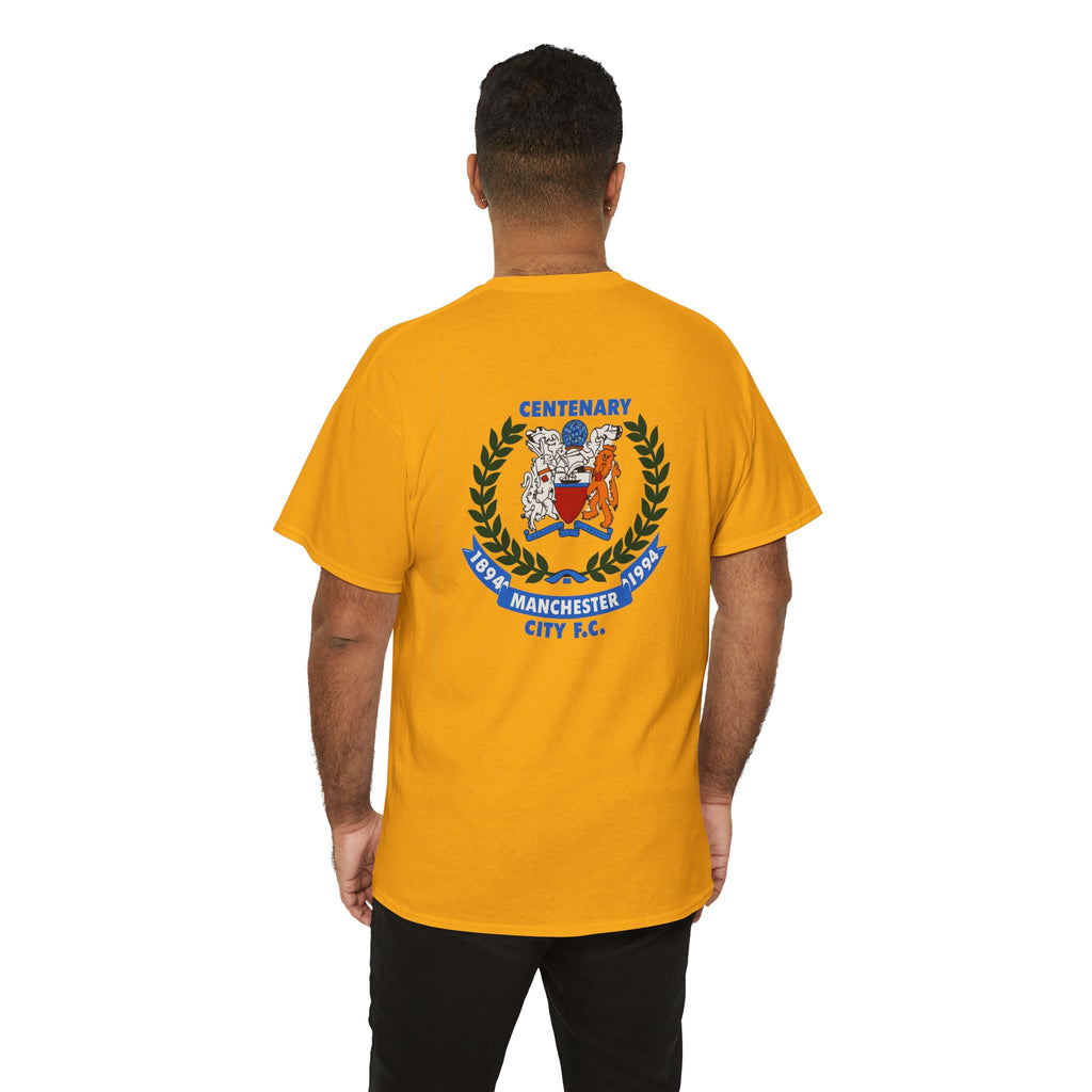 Centenary Manchester City FC Crest Tee — 1894–1994 Commemorative Shirt
