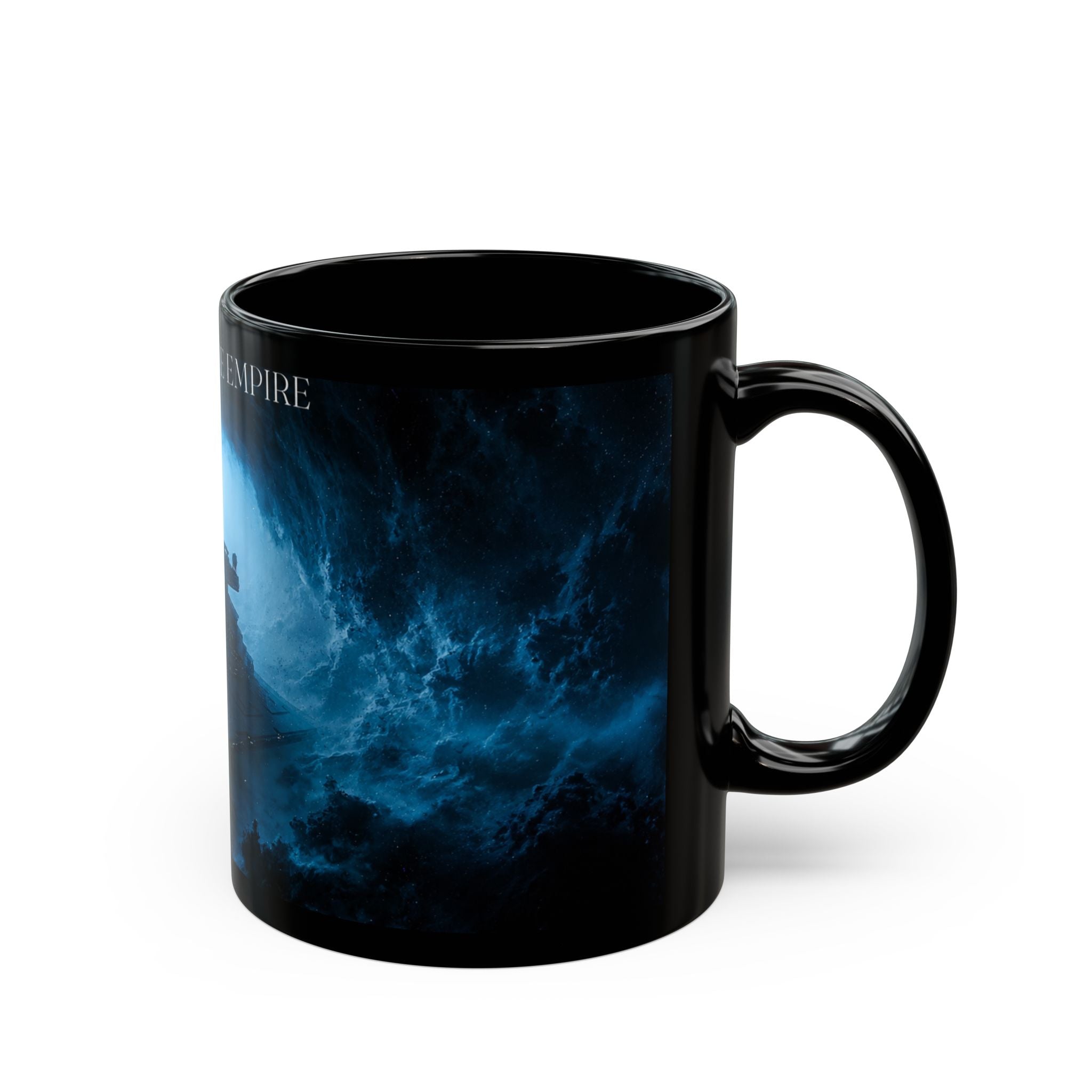 Empire Star Destroyer Black Mug — "Long Live The Empire" Coffee Cup