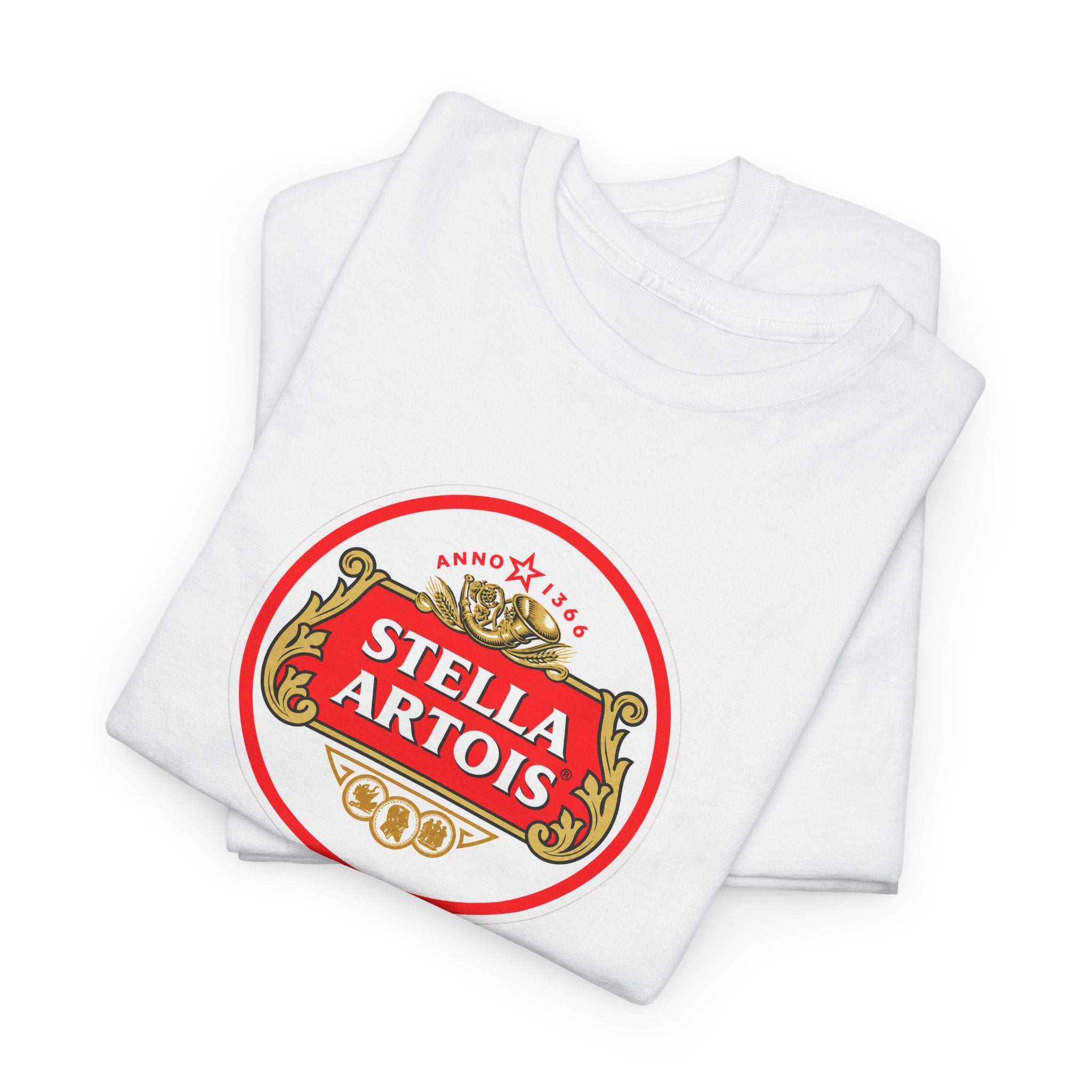 Beer Logo T-Shirt — Stella Artois Inspired Vintage Crest Tee