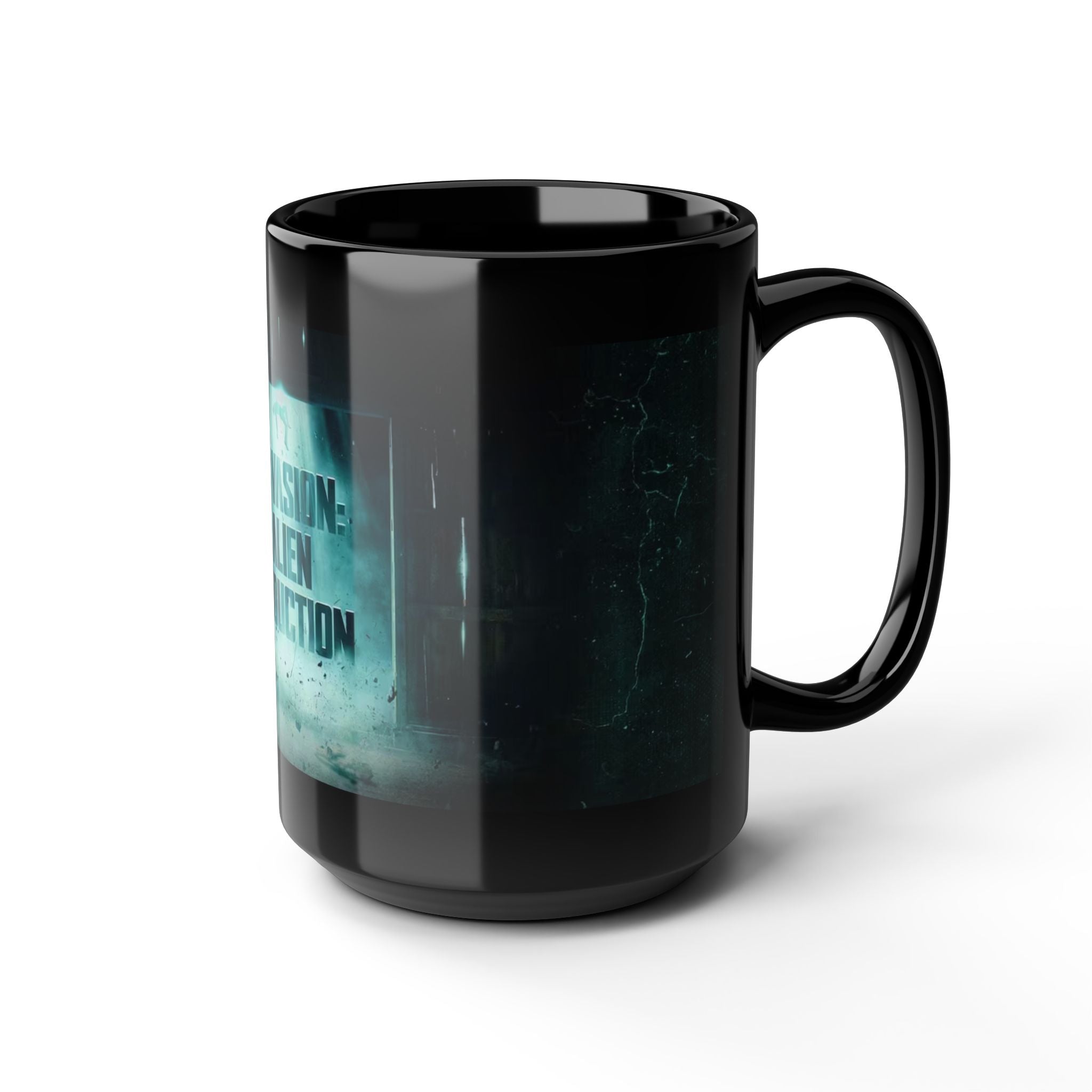 Alien Abduction Mug — Invasion Sci‑Fi Coffee Cup (11oz, 15oz)
