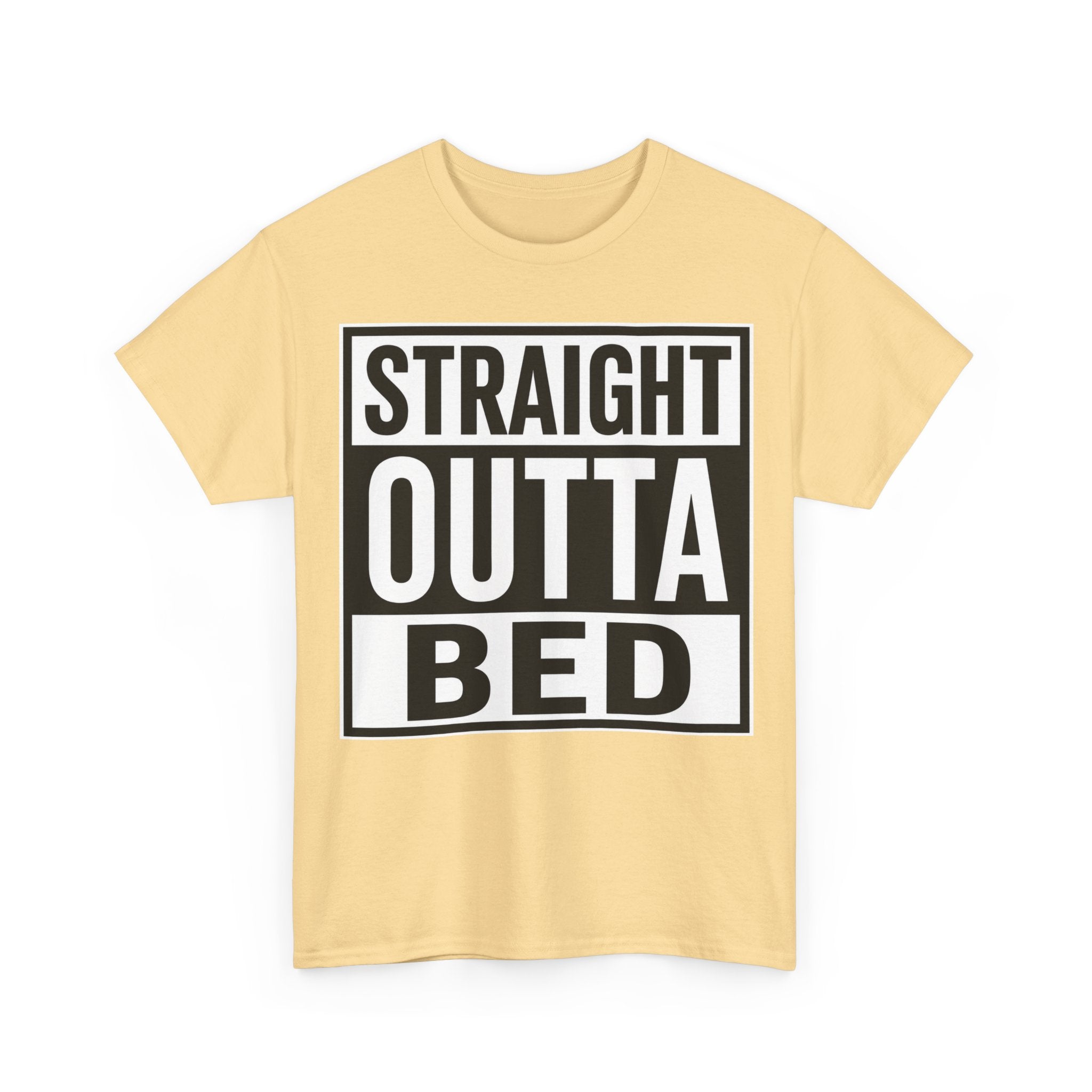 Straight Outta Bed T-Shirt — Funny Morning Graphic Tee
