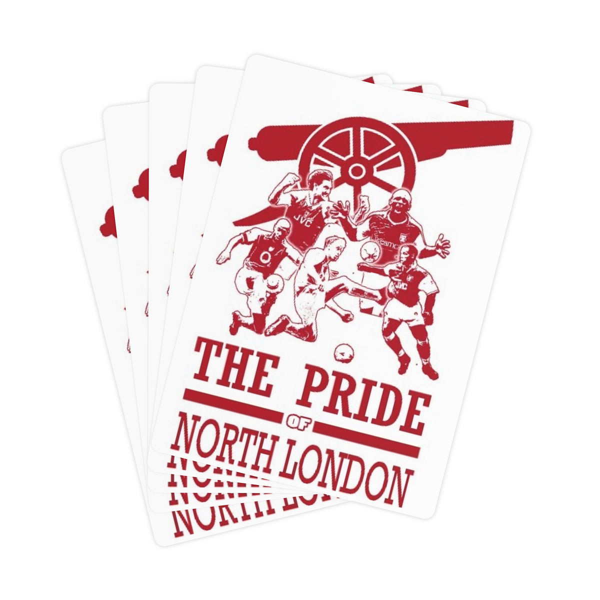 Arsenal The pride of North London Playing / Poker Cards