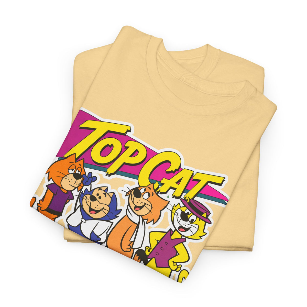 Top Cat Retro Cartoon Cotton T-Shirt / Tee