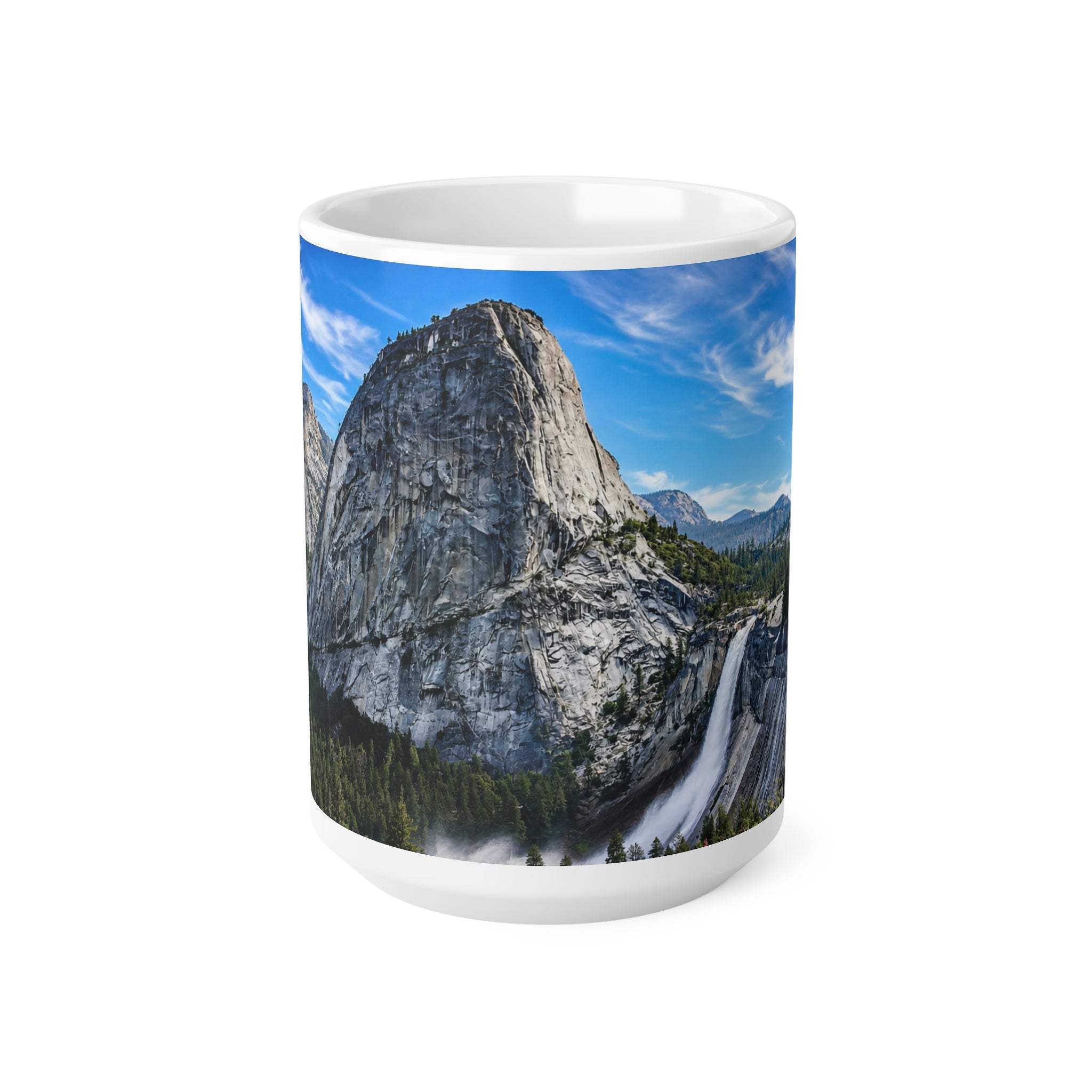 Yosemite Valley Scenic Photo Mug — Mountain Landscape Coffee Cup (11oz & 15oz)