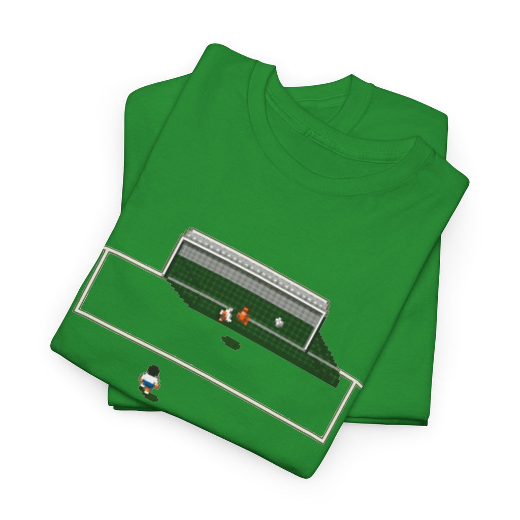 Sensible Soccer Inspired Cotton T‑Shirt — Retro Mini Game Design