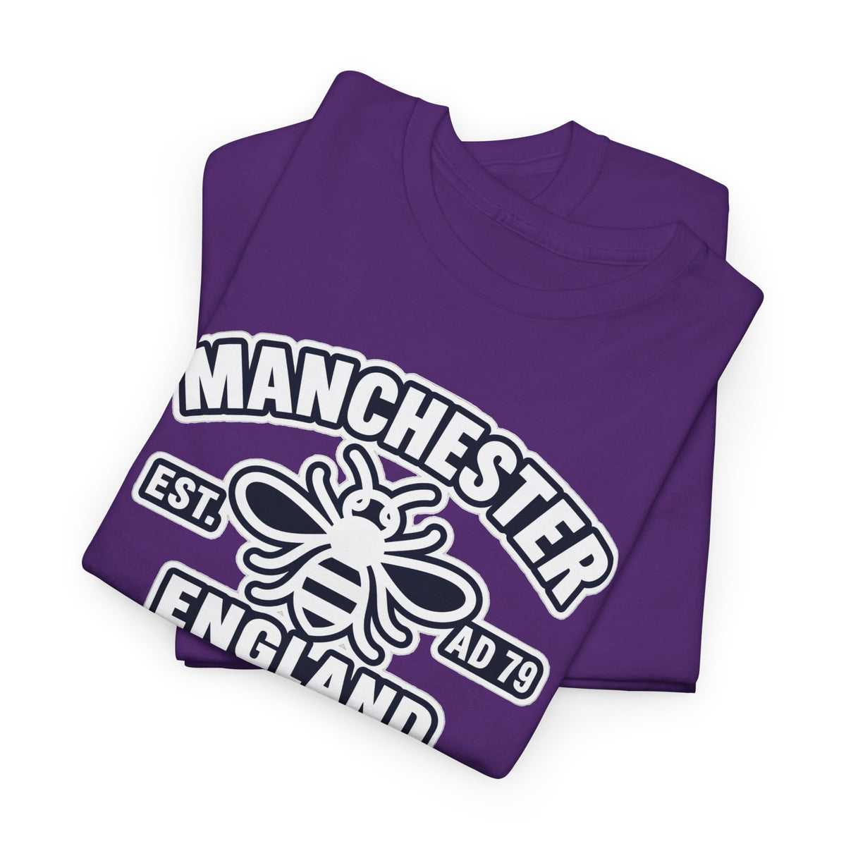 Manchester Bee Cotton T-Shirt – Established 1979 England Graphic Tee