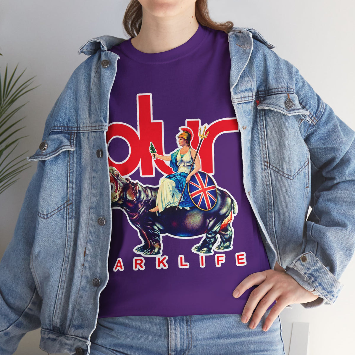 Blur PARKLIFE British Bulldog Graphic Cotton T-Shirt