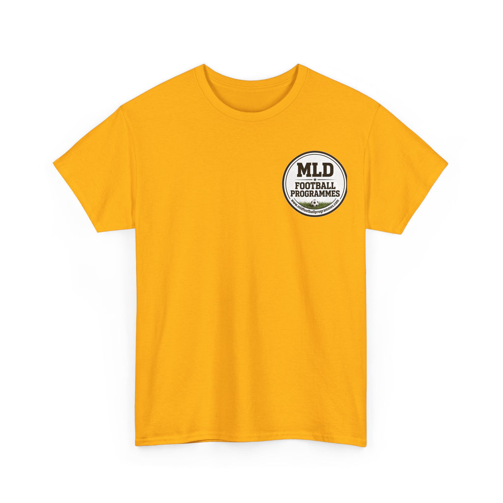 MLD Football Programmes Tee - Retro Logo Chest T-Shirt