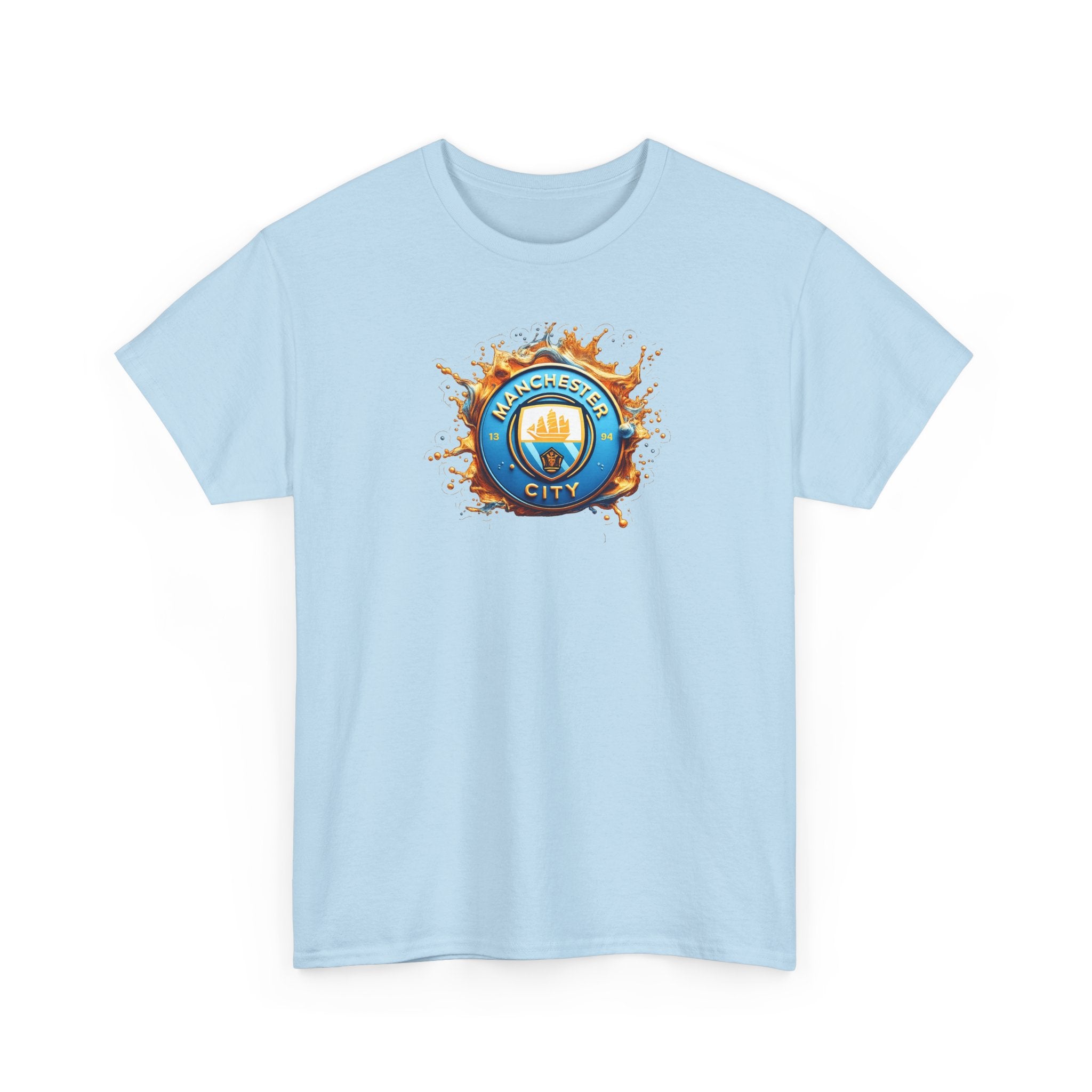 Manchester City T-Shirt – 'Eat. Sleep. City. Repeat.' Football Fan Tee