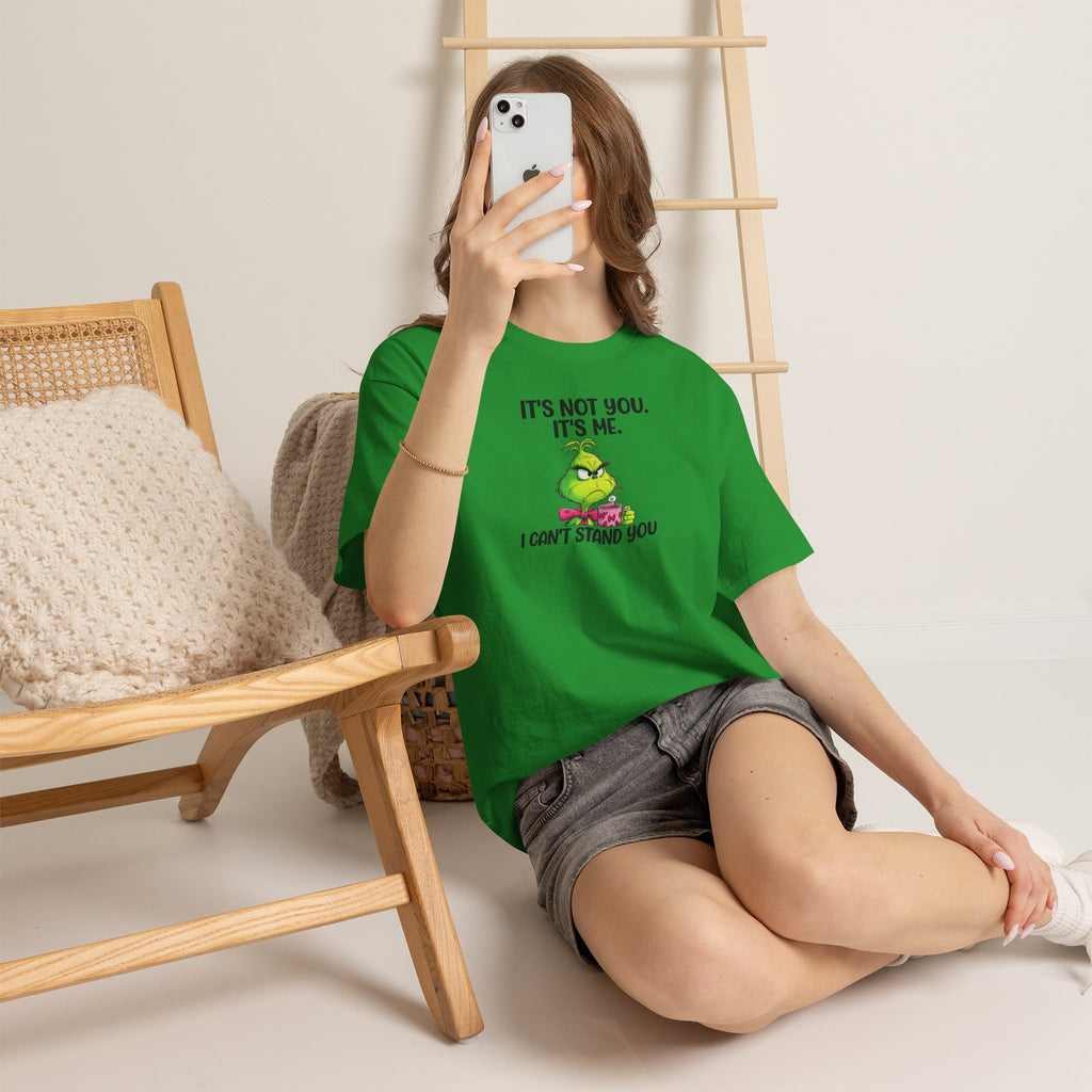 Grumpy Grinch Tee – "It's Not You. It's Me. I Can't Stand You" Christmas Shirt