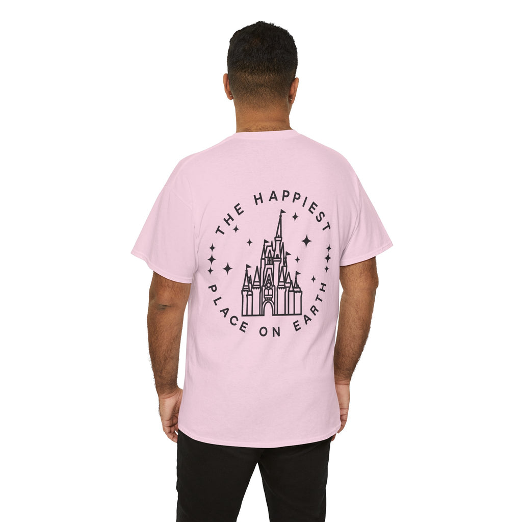 The Happiest Place on Earth Castle Graphic Cotton T-Shirt