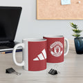 Manchester United Inspired Red Crest Ceramic Coffee Mug – 11oz & 15oz