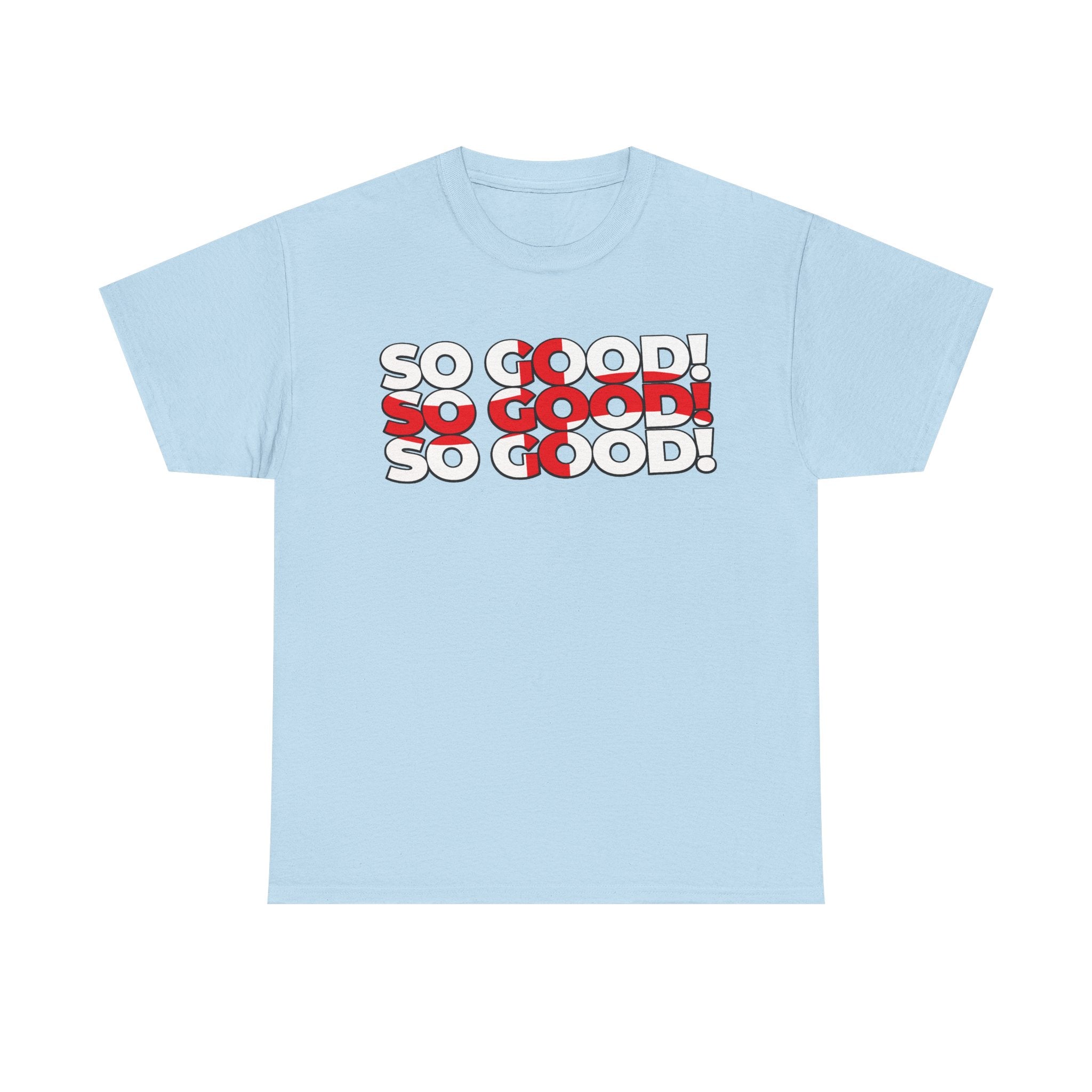 So Good! Retro Text Tee — Graphic White T-Shirt