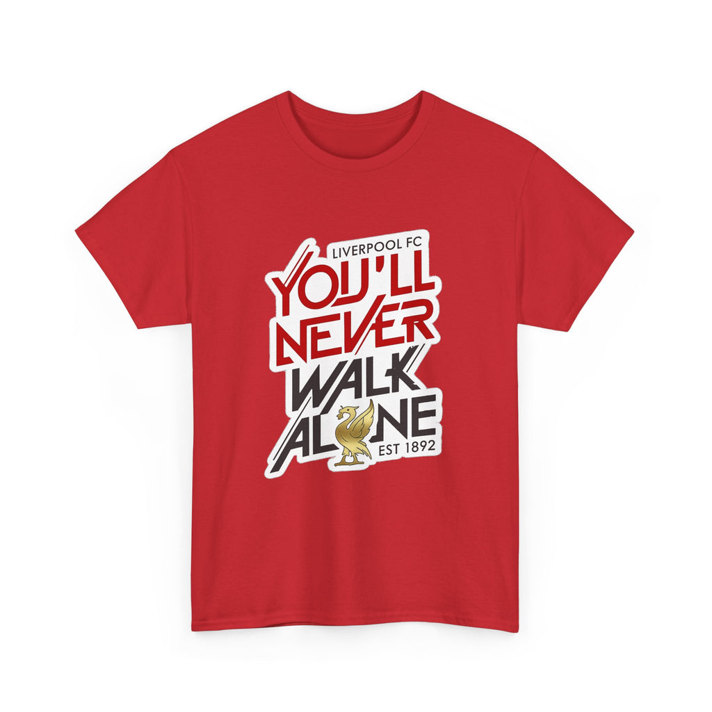 Liverpool You'll Never Walk Alone Cotton T-Shirt — Liverpool FC Fan Tee