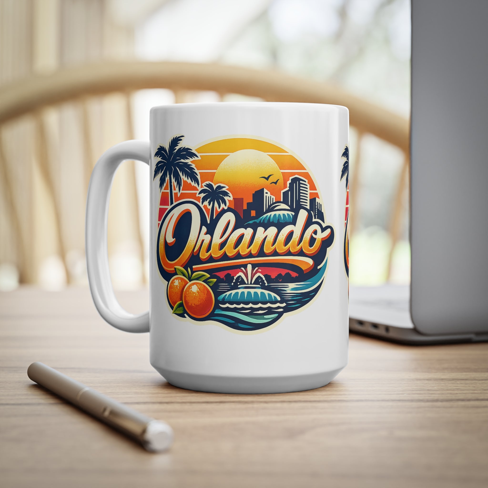Orlando Tropical Sunset Coffee Mug — Ceramic 11oz & 15oz