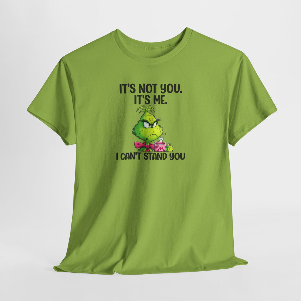 Grumpy Grinch Tee – "It's Not You. It's Me. I Can't Stand You" Christmas Shirt