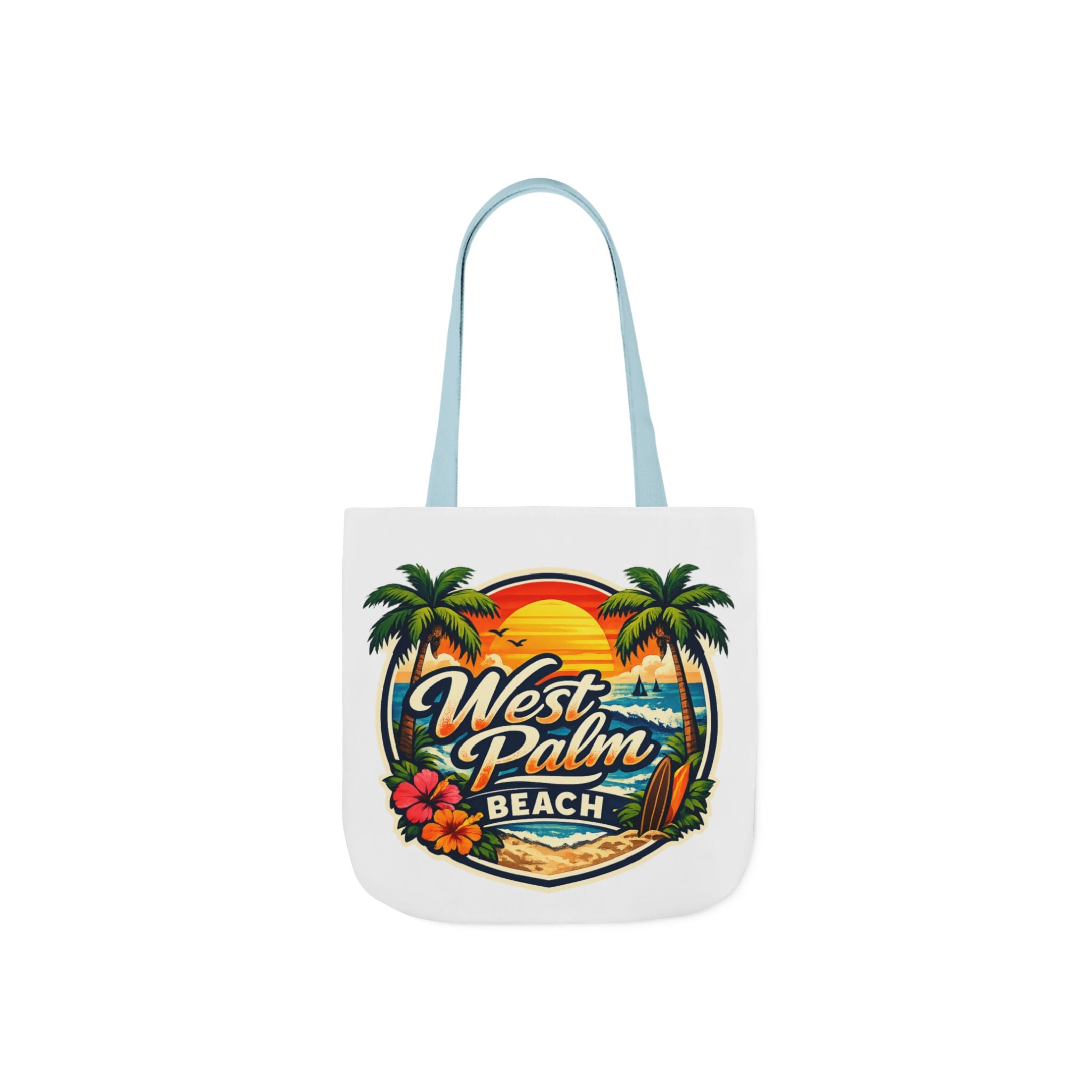 West Palm Beach Vintage Sunset Tote