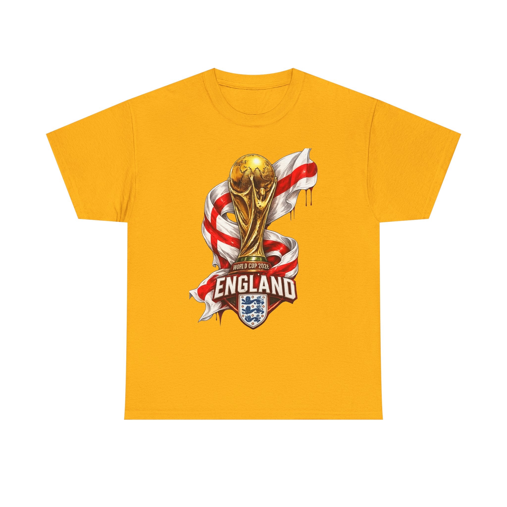 England World Cup Trophy T‑Shirt — St George's Cross Football Fan Tee