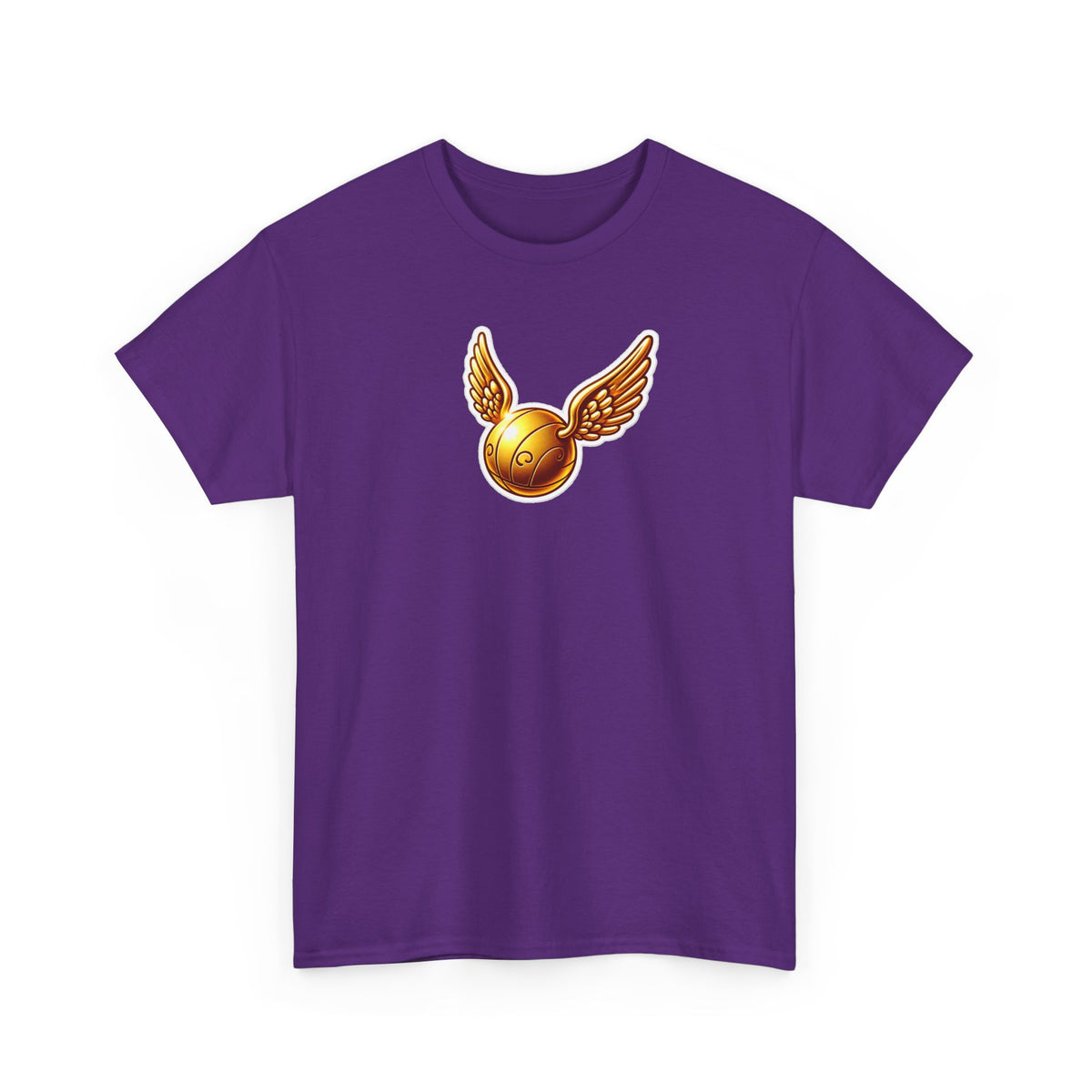 Golden Snitch Cotton T‑Shirt — Quidditch Wizarding Fan Tee