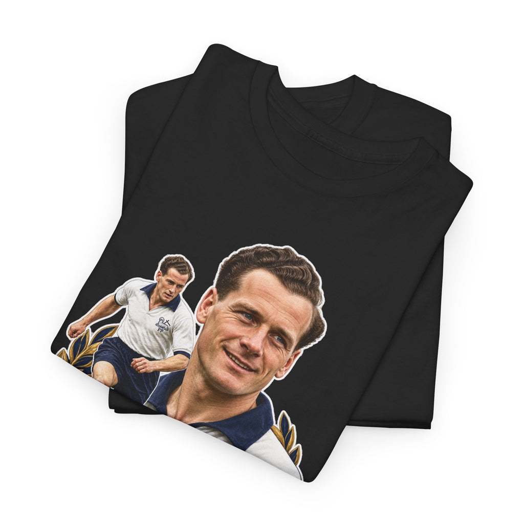 Sir Tom Finney Tribute T-Shirt – Vintage Preston North End & England Football Tee