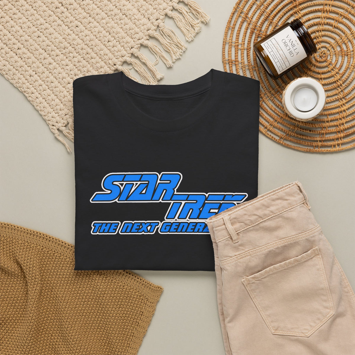 Star Trek: The Next Generation Logo Cotton T-Shirt