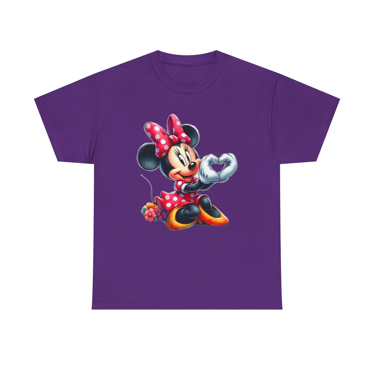 Minnie Mouse Character Heart Graphic Tee