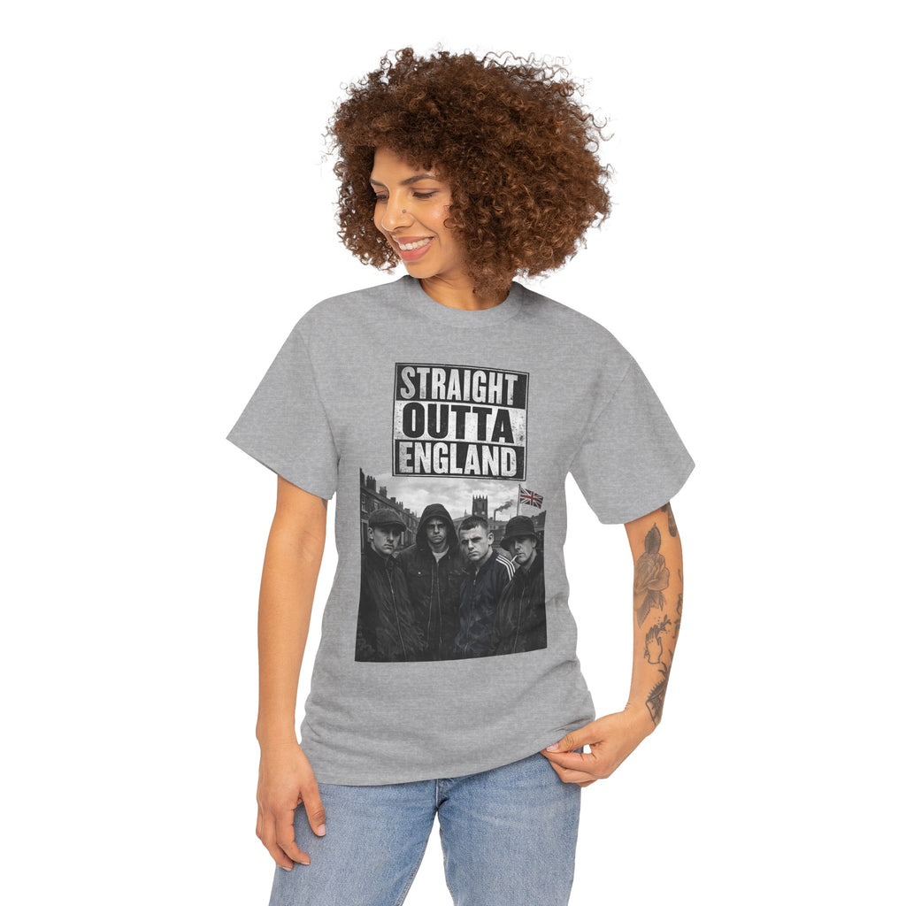 Straight Outta England T-Shirt — Retro Band Photo Tee