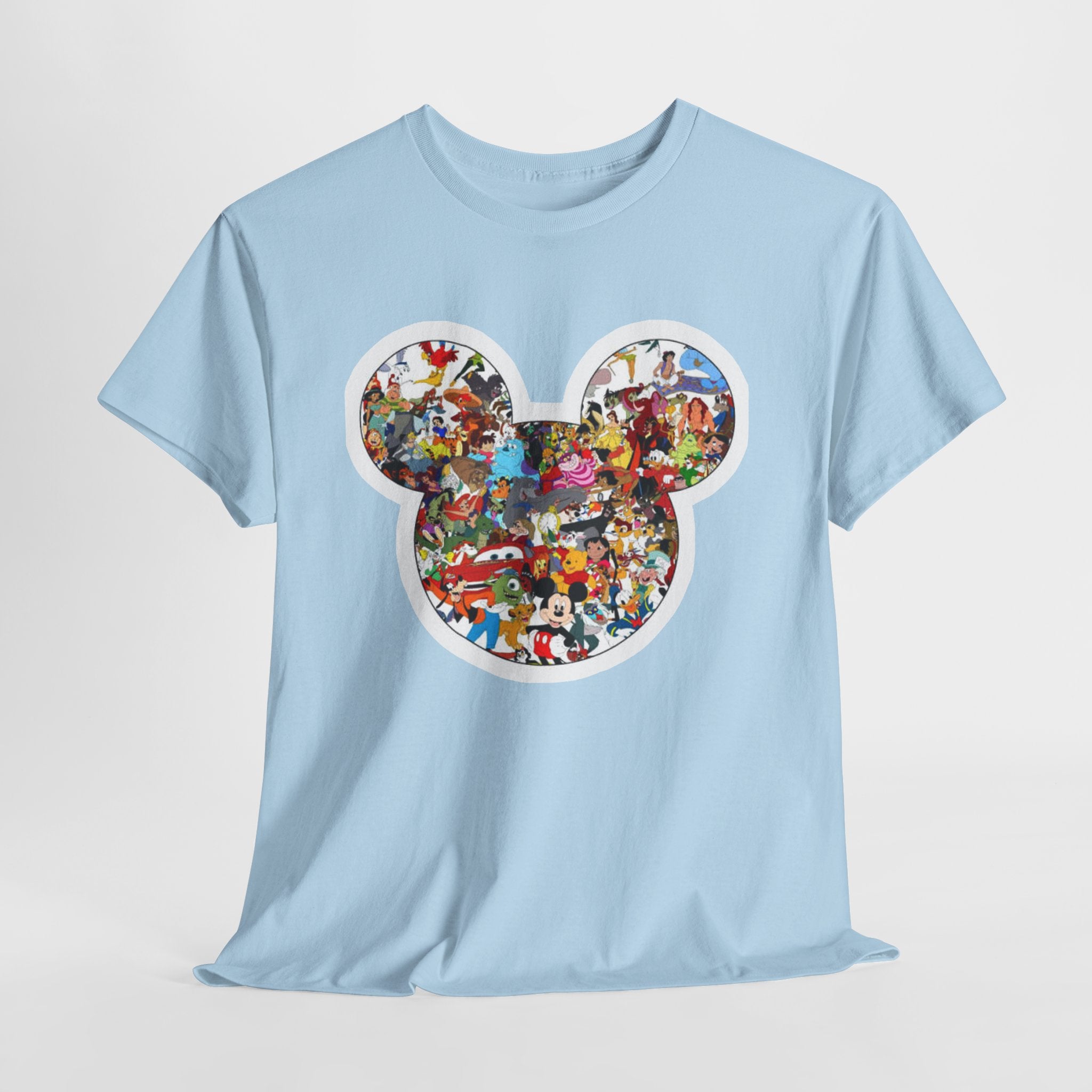 Mickey Collage T-Shirt — Vintage Disney Characters Graphic Tee