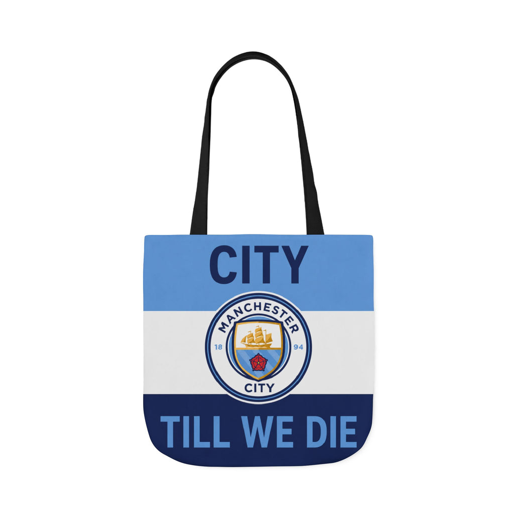 City Till We Die Unofficial Canvas Tote Bag — Manchester Football Fan Bag