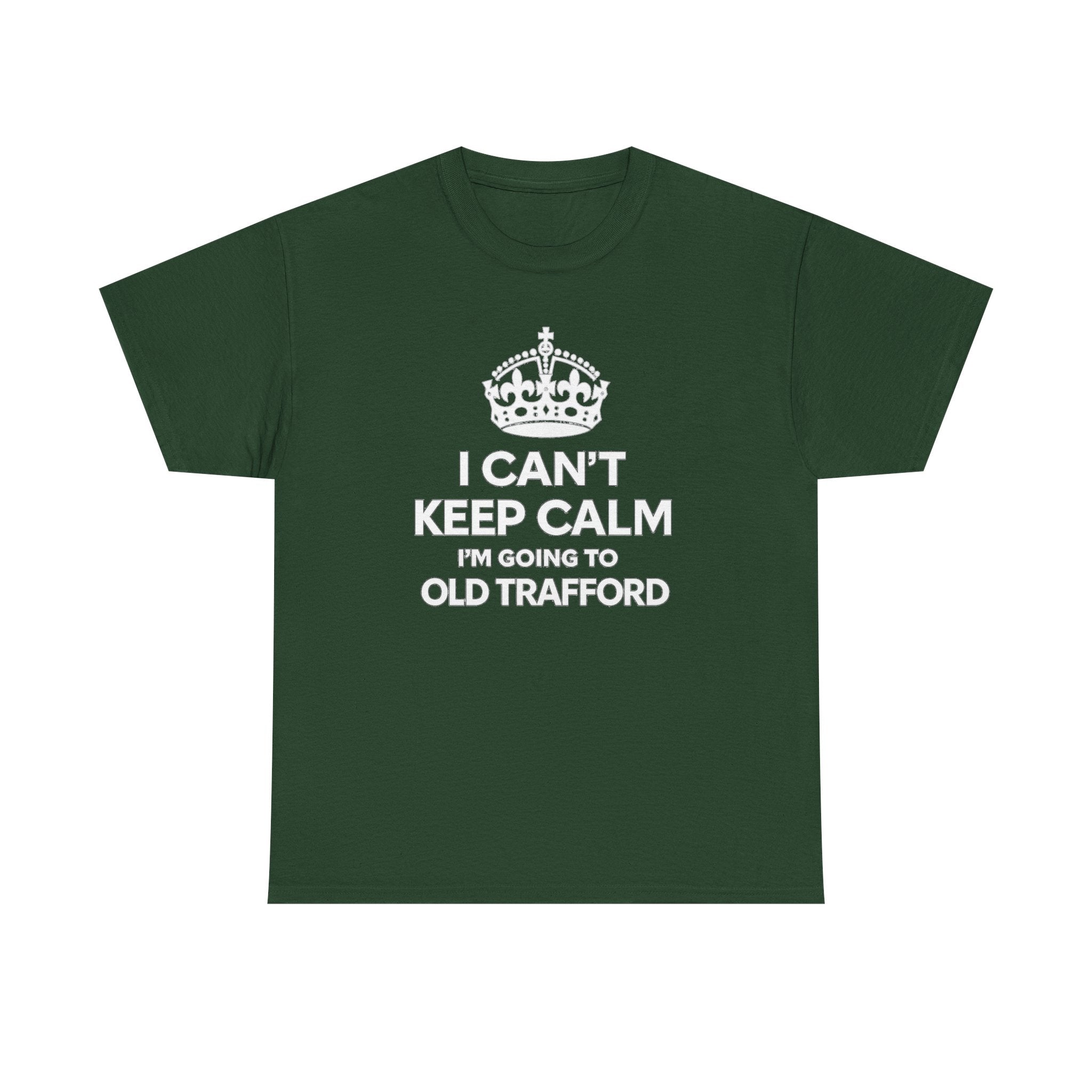 Old Trafford Football T‑Shirt — "I Can't Keep Calm I'm Going to Old Trafford" Fan Tee