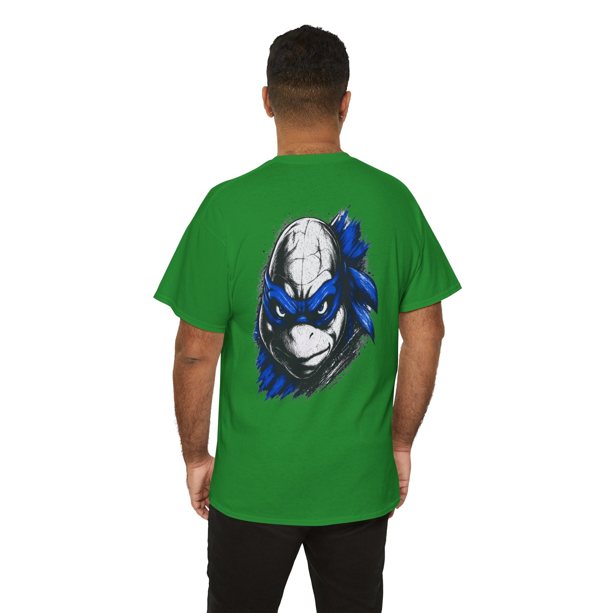 TMNT Leonardo Graphic Tee — Blue Mask Turtle T-Shirt