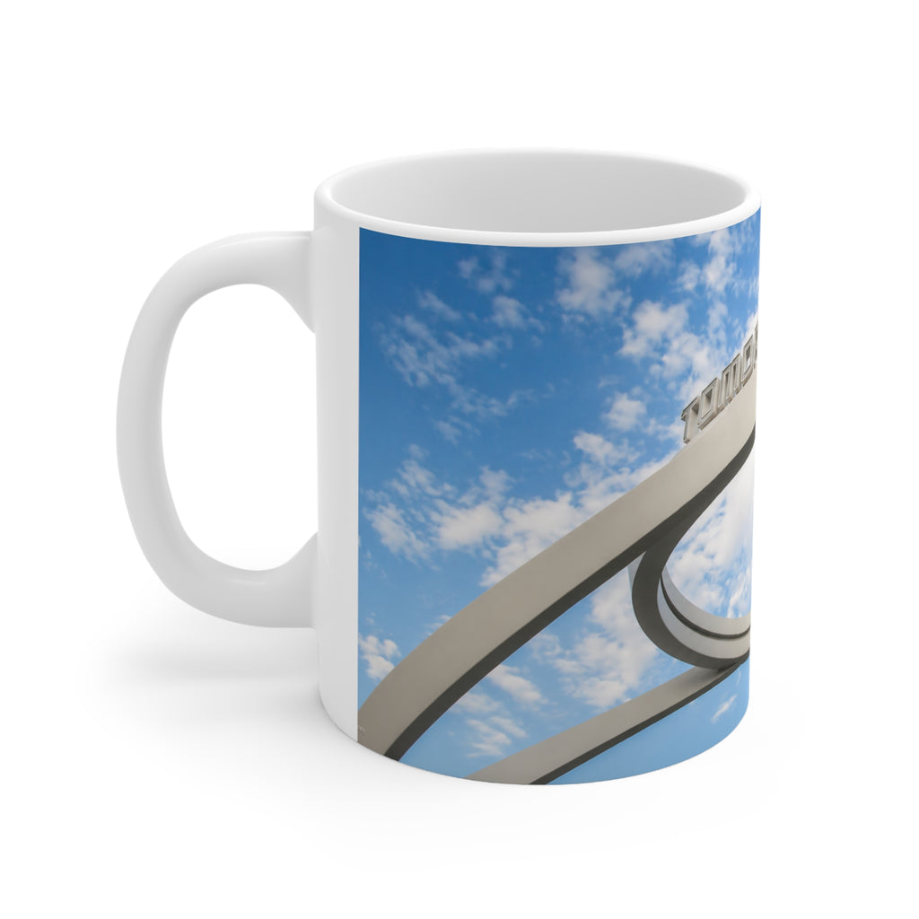 Tomorrowland Entrance Photo Ceramic Mug - 11oz/15oz Sky & Arch Coffee Cup