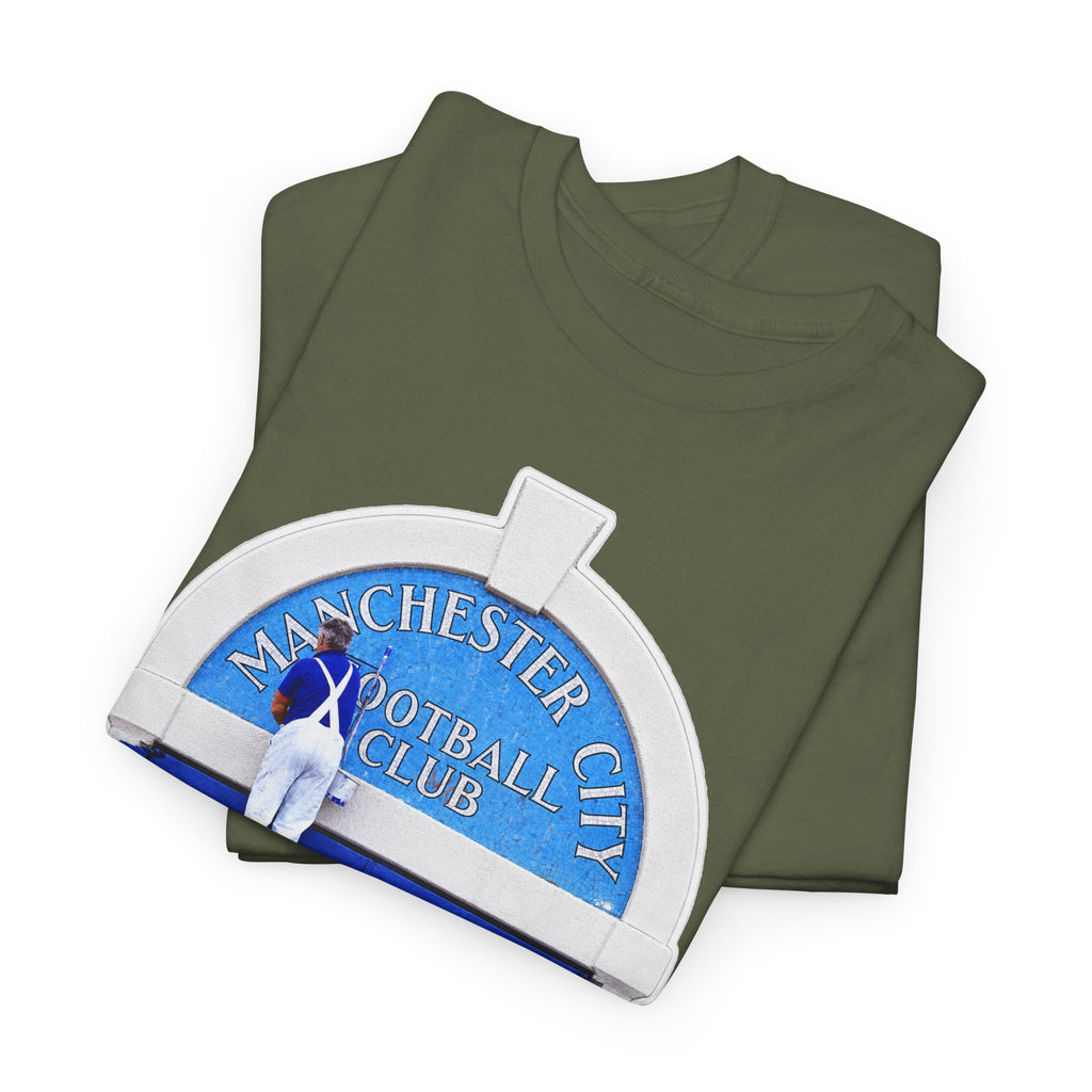 Manchester City Maine Road Inspired Cotton T-Shirt