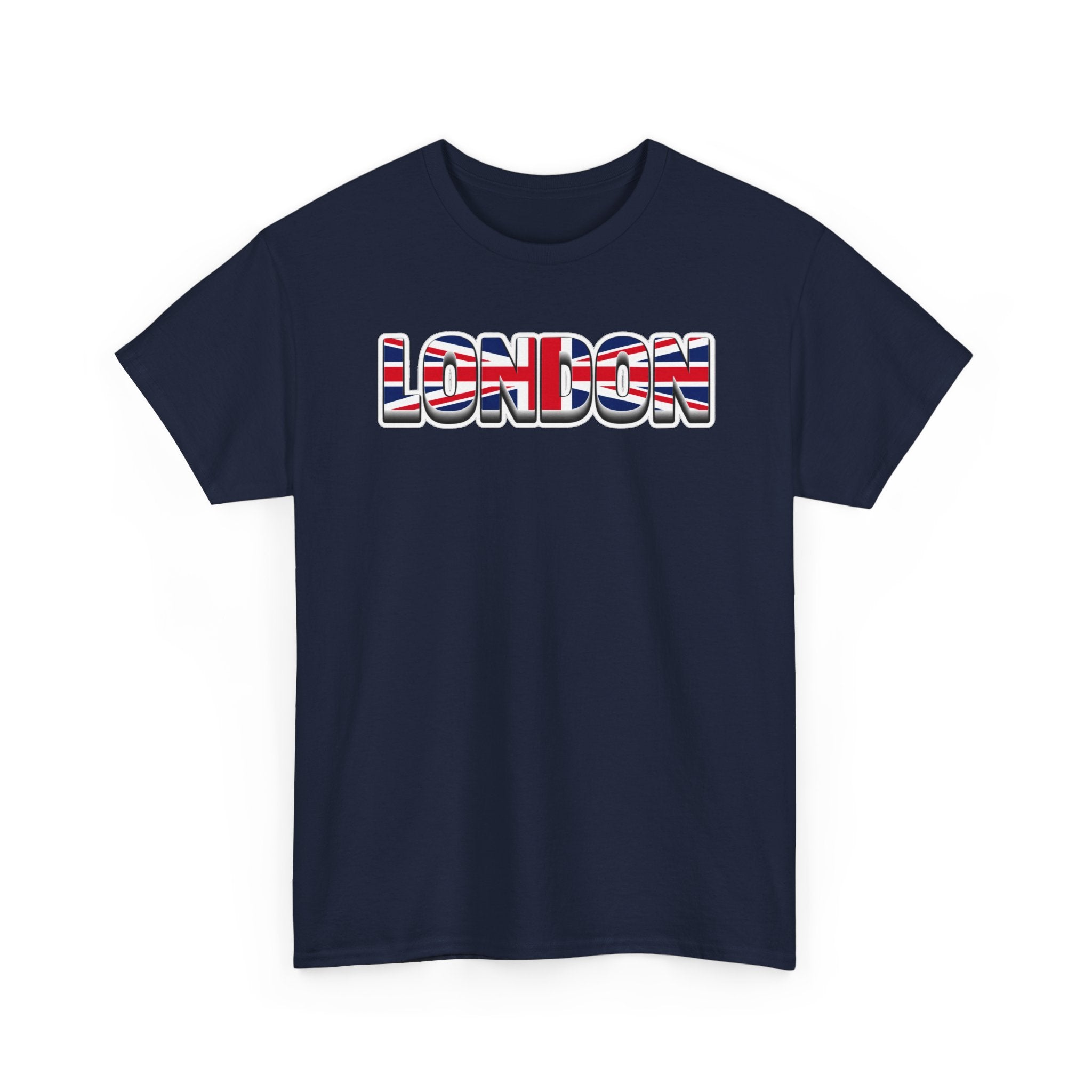 London Union Jack Graphic Tee — Bold UK Travel T-Shirt