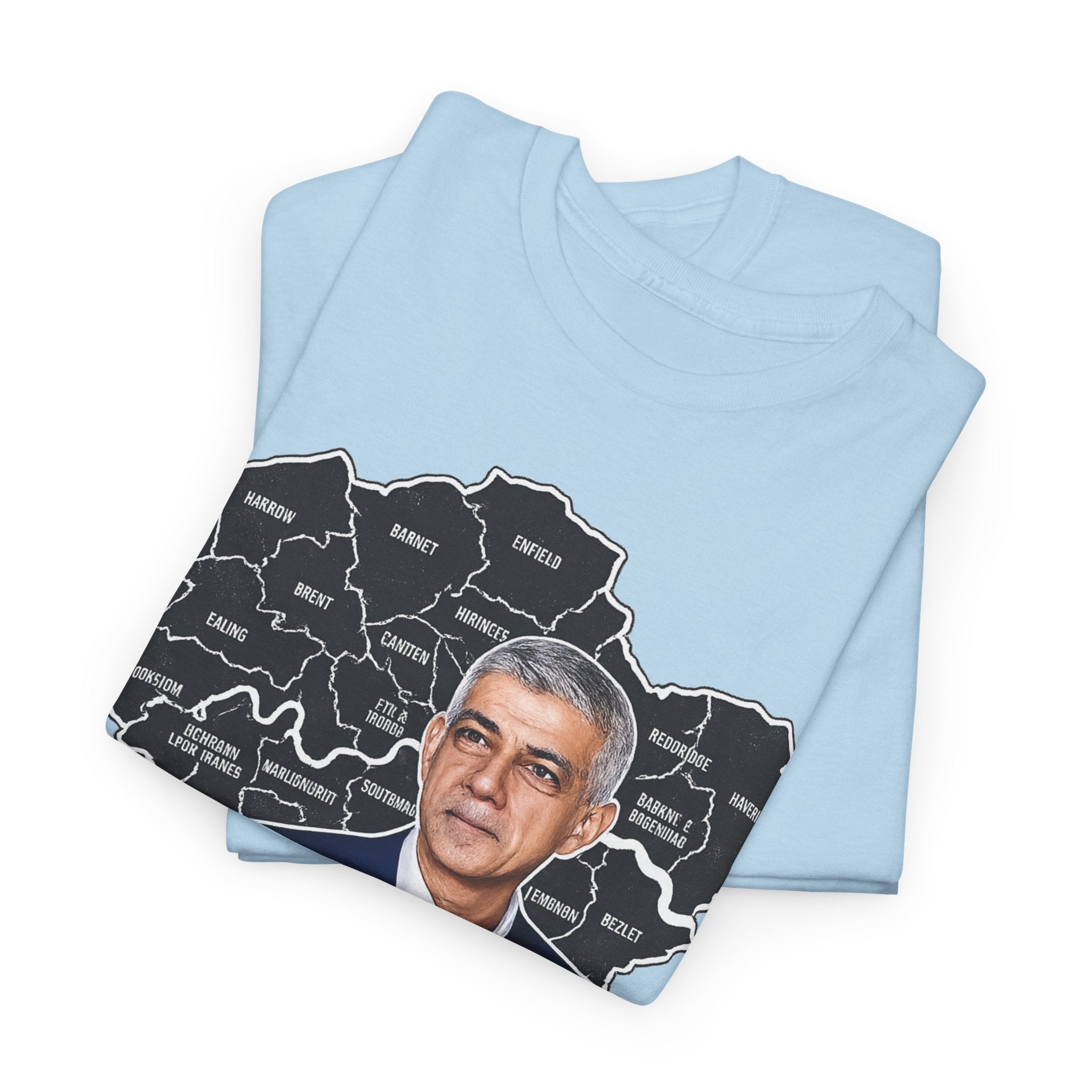 Sadiq Khan Out" Political Protest Tee with Sadiq Khan Graphic T-Shirt