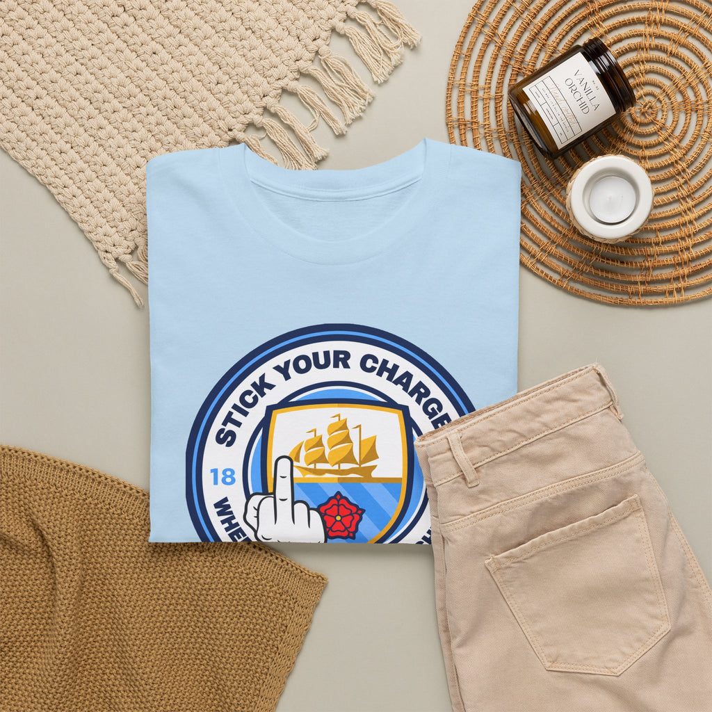 Manchester City "Stick Your Charger Where the Sun Don't Shine" Cotton t-shirt