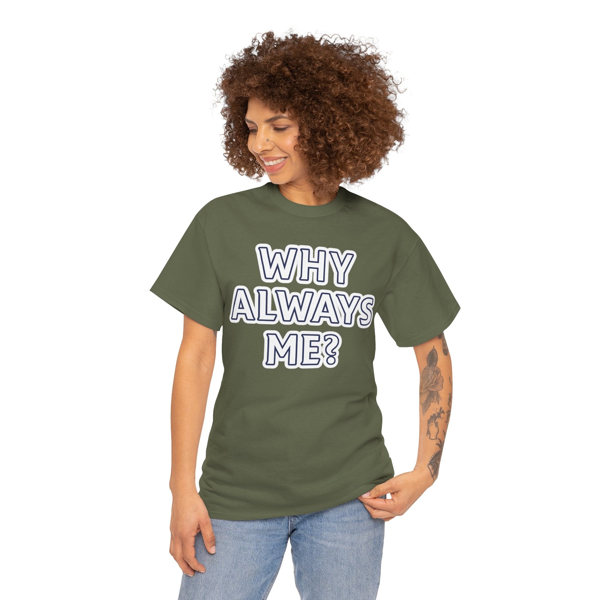 "Why Always Me?" Manchester City Inspired Graphic Tee