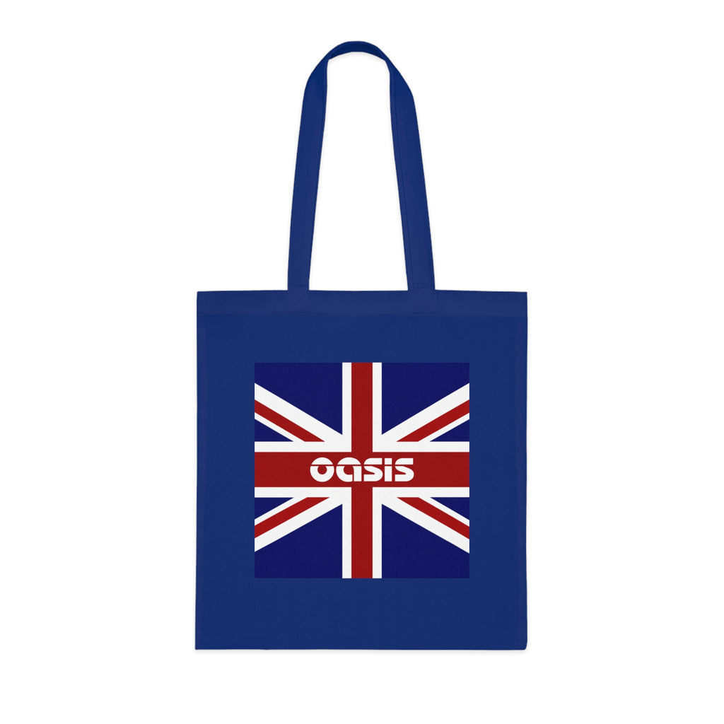 Union Jack Oasis Tote Bag — British Flag Cotton Shopper