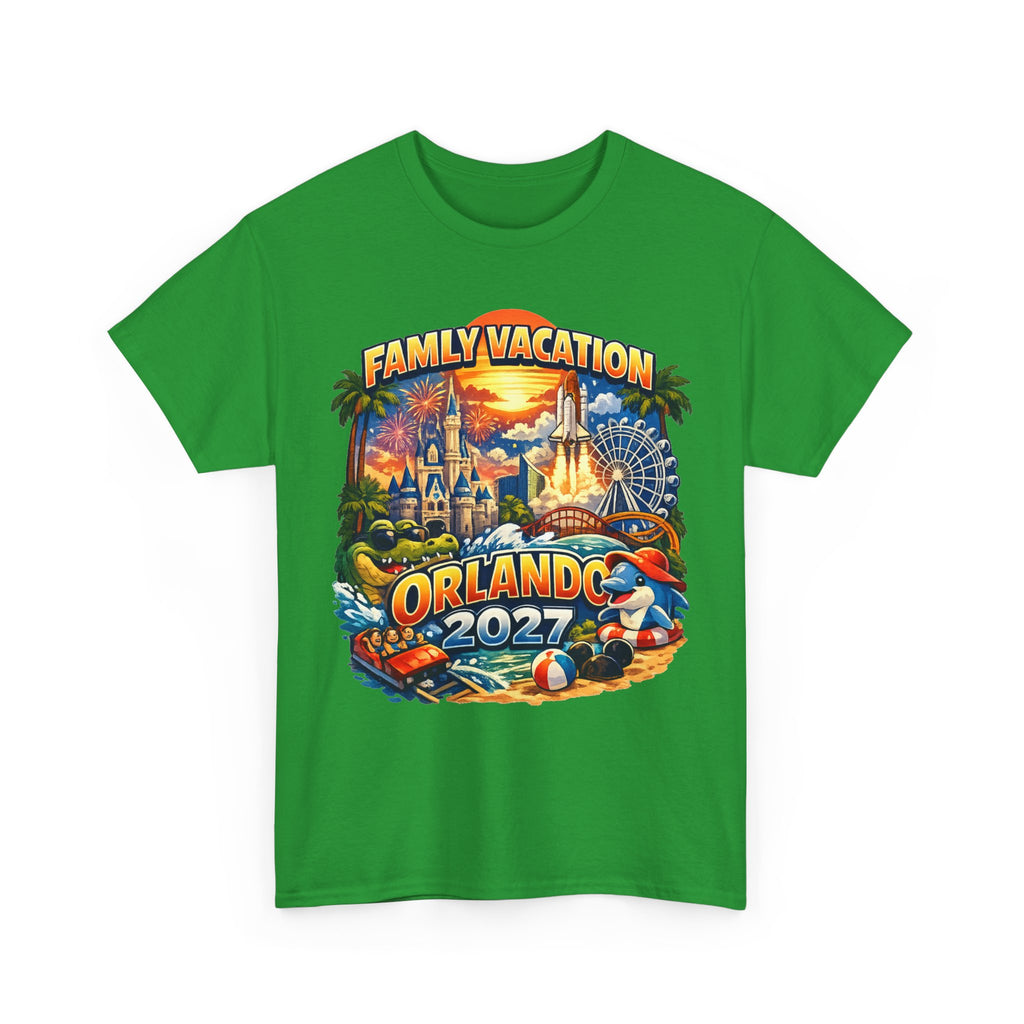 Family Vacation Orlando 2027 T-Shirt — Vintage Theme Park Souvenir Tee
