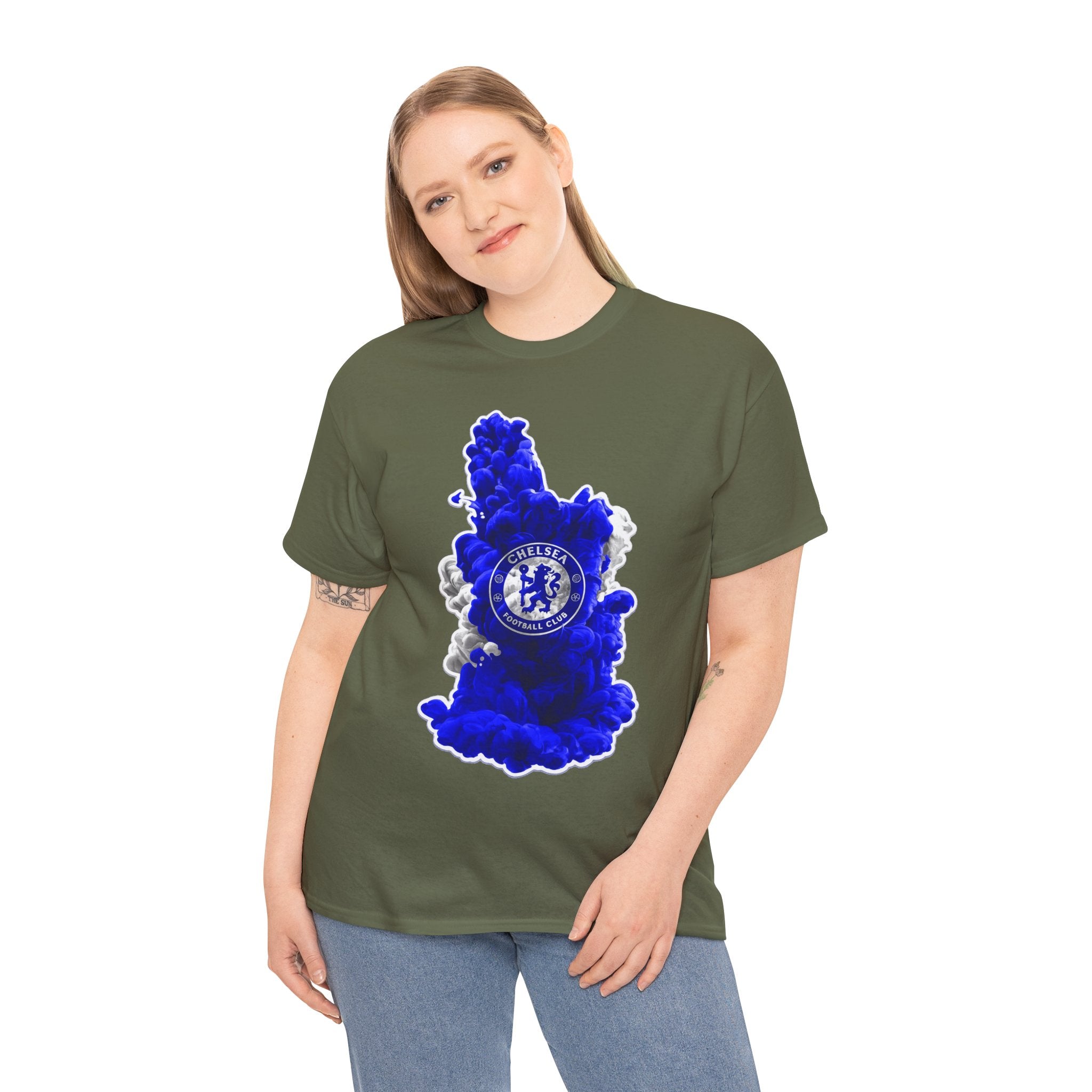 Chelsea FC Blue Ink Smoke T-Shirt