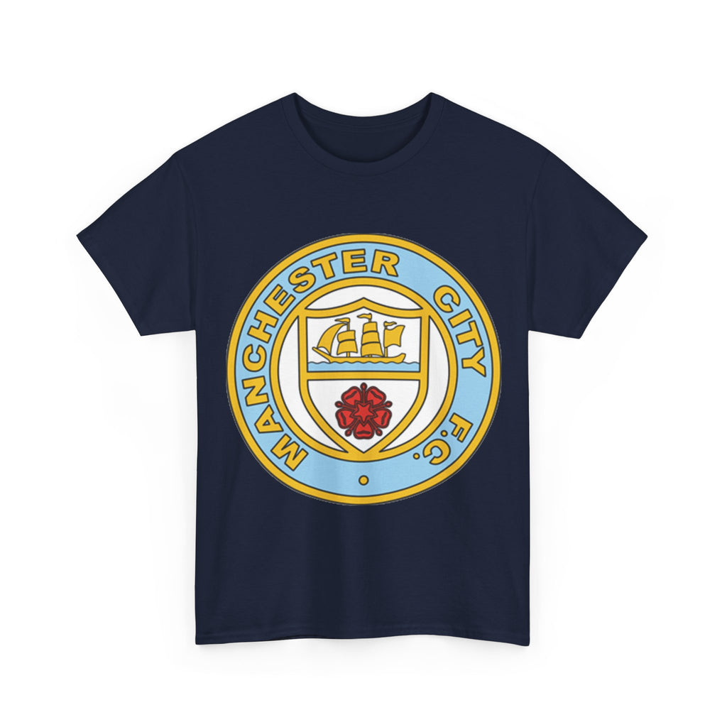 Manchester City FC Retro Crest T-Shirt – Retro Football Fan Tee