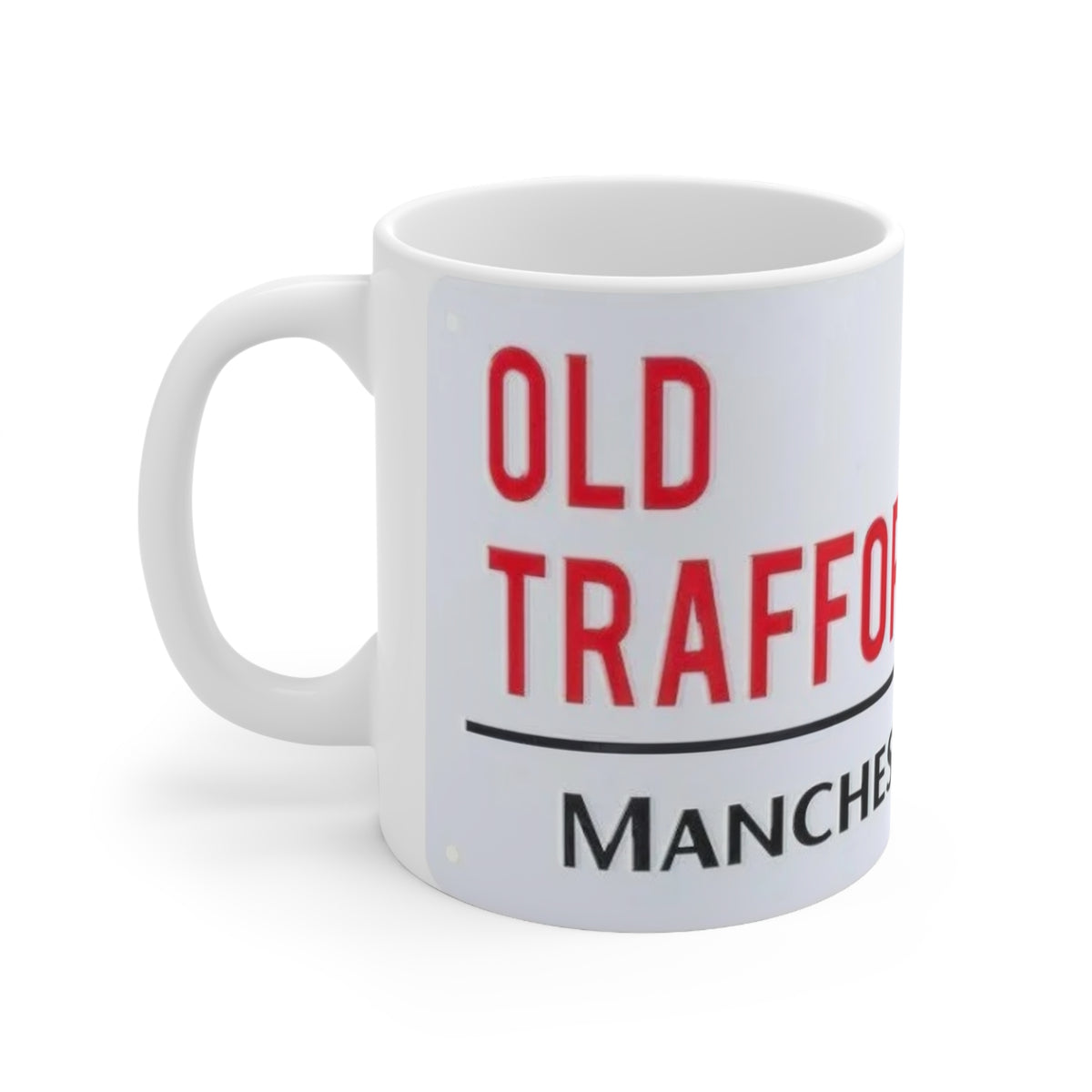 Old Trafford Mug — Manchester United Football Stadium Ceramic Coffee Cup (11oz & 15oz)