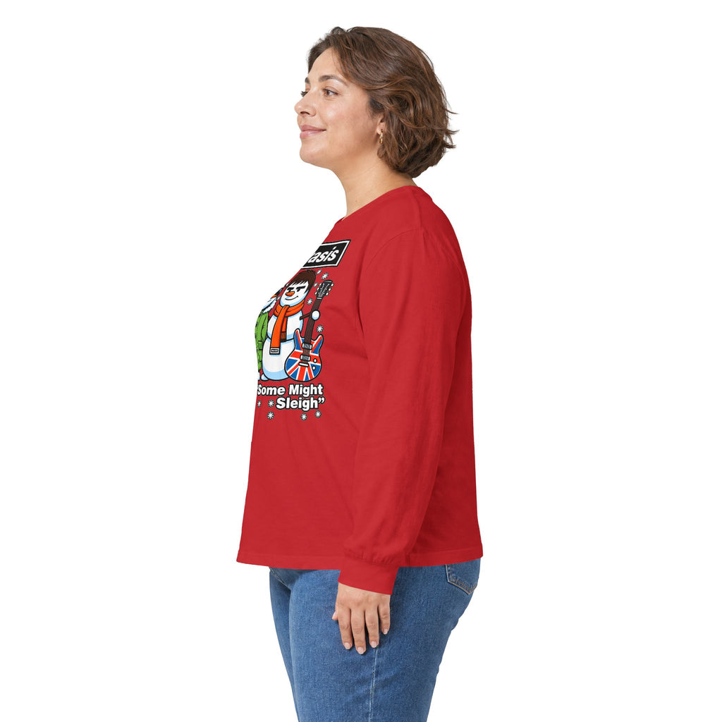 Snowasis Snowman Long Sleeve Tee — 'Some Nights, Some Slights' Holiday Shirt #Oasis Inspired