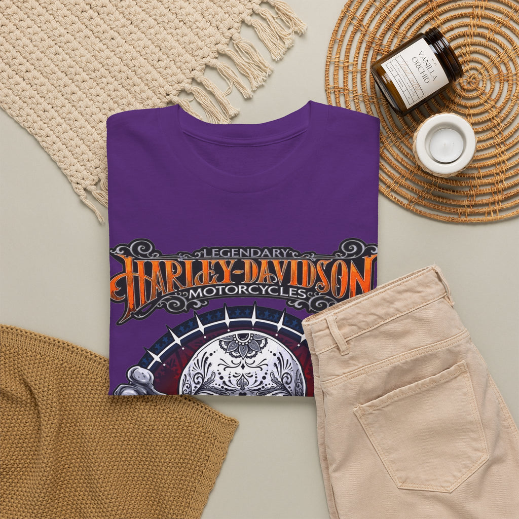 Harley-Davidson Skull Logo Cotton T‑Shirt
