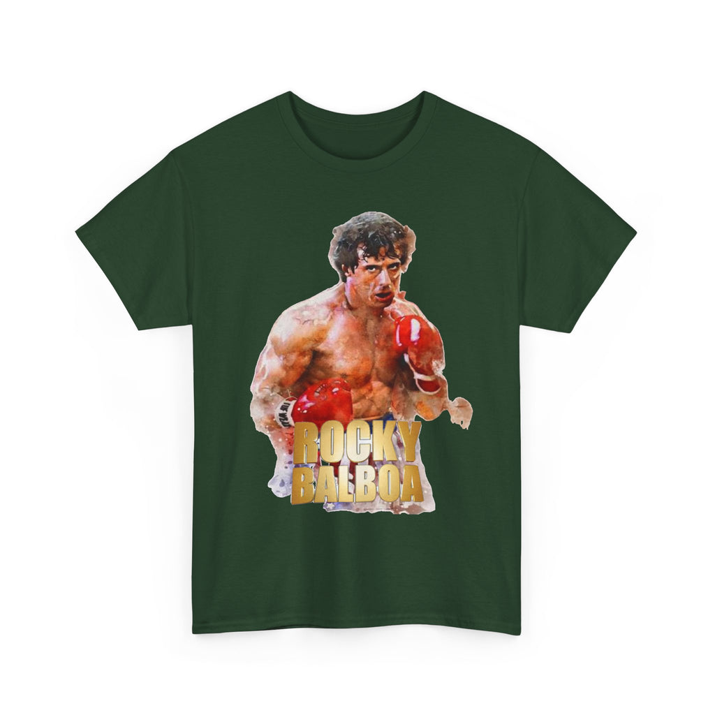 Boxing Rocky Balboa Graphic Tee – Retro Fighter Movie Shirt