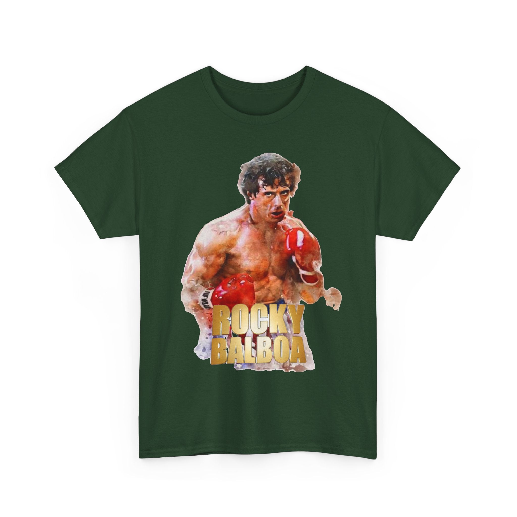 Boxing Rocky Balboa Graphic Tee – Retro Fighter Movie Shirt