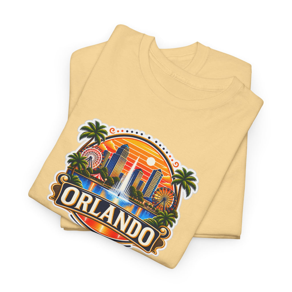 Orlando Sunset Logo Cotton T-Shirt