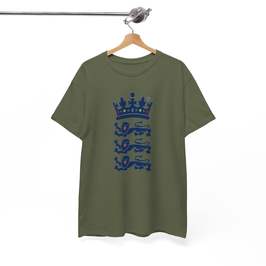 English Cricket T-Shirt — Vintage Cricket Crest Tee